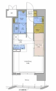 ネストピア東比恵駅前【8階】の間取り