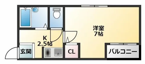 コーポ泰山【3階】の間取り