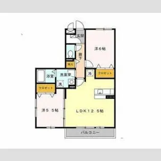 タクティス【301号室】の間取り