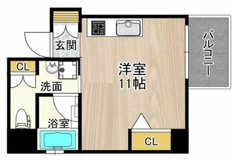 CITY SPIRE日本橋高津【304号室】の間取り