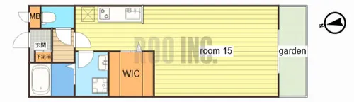 メゾンドフィールド【1階】の間取り