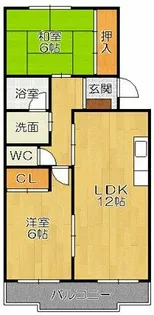 レ・セゾン菰口 A【304号室】の間取り