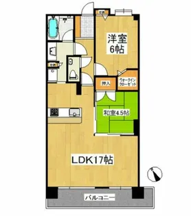 ロフティ諏訪野町【1005号室】の間取り