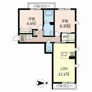 イースト グランテージ【3階】の間取り