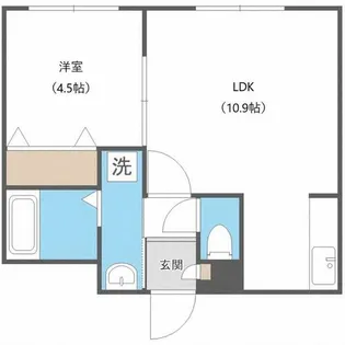 Born1214【3階】の間取り