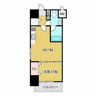 イグレック南本町【4階】の間取り