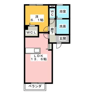 ルミナーレ【1階】の間取り