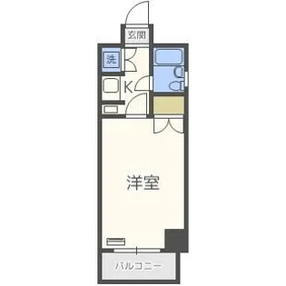 エステートモア六本松【2階】の間取り