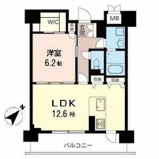 MAST真田山【7階】の間取り