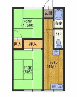 今仲ハイツ【1階】の間取り