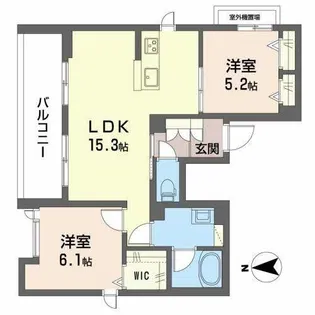 カルハート桂【0402号室】の間取り
