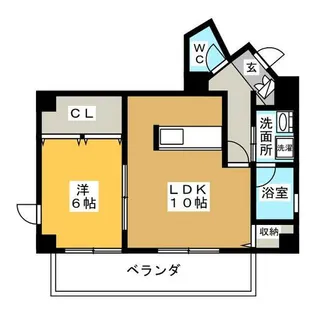 アージュ八事山【5階】の間取り