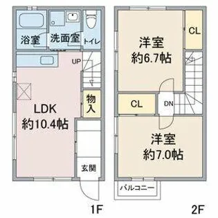 シンフォニア【1階】の間取り