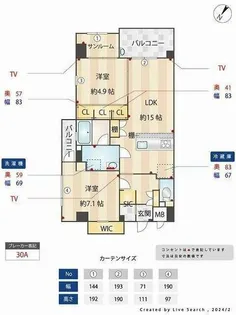 alivio76【3階】の間取り