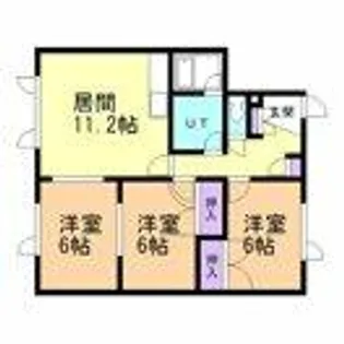 アンデルセンⅡ【2階】の間取り