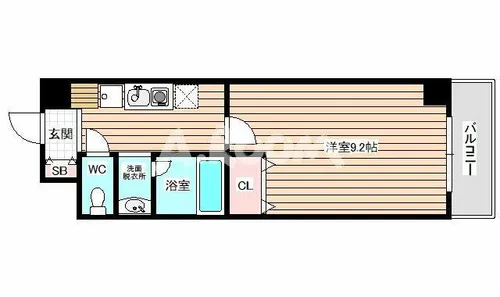 アーバンコート福島【6階】の間取り