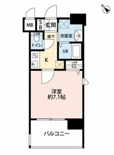 サヴォイラクアティック【9階】の間取り