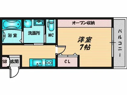 INOVE吉松EAST【2階】の間取り