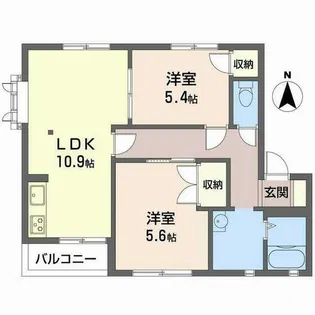 OUEST SEIZE【1階】の間取り
