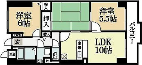 ラポート小林【1階】の間取り