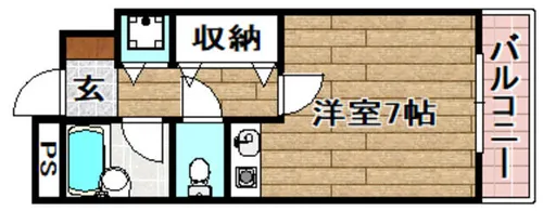 ピーズライフ【2階】の間取り