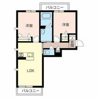 シャーメゾン舟山【0303号室】の間取り