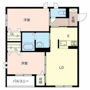 Shamaison Maru【0201号室】の間取り