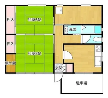 愛知県名古屋市中川区露橋2丁目【一戸建】の間取り