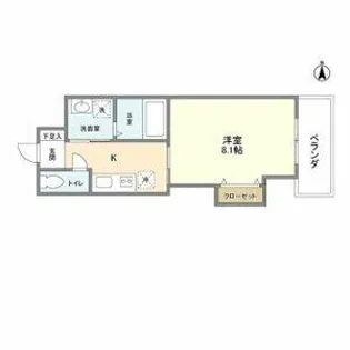 エルメディオ千種【1007号室】の間取り