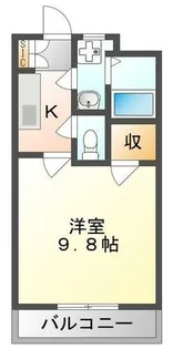 フリーディオ門真Ⅲ【3階】の間取り