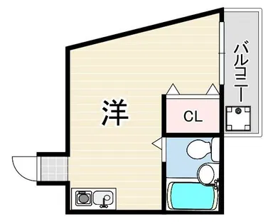 ベルフィーユNARUO【3階】の間取り