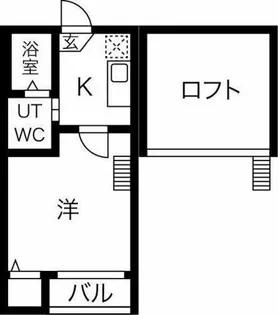 リバティー【2階】の間取り