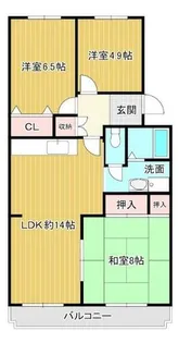 サニーコート西春【1階】の間取り