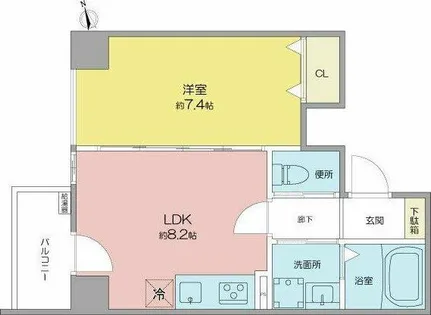 VERITAS IZUMI【6階】の間取り