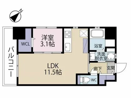 FLATS別院【2階】の間取り