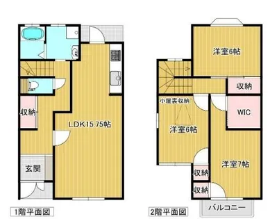 デュオフォルム御立【1階】の間取り