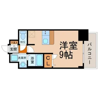 プレサンスNAGOYA桜通ビッグビート【8階】の間取り