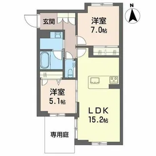 maison de ASCA【1階】の間取り