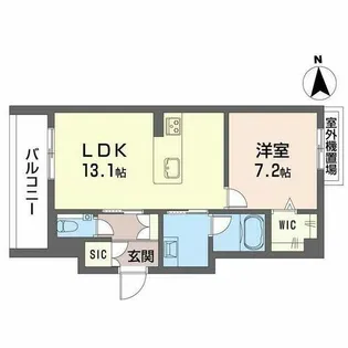 maison de ASCA【2階】の間取り