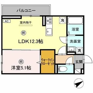 Hau`oli Residence【2階】の間取り