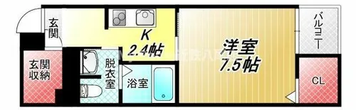 セラヴィ【5階】の間取り