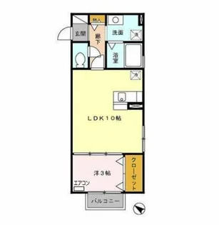 オーク上富野【2階】の間取り