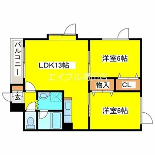 フォレストヒルズ【101号室】の間取り