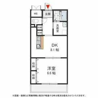 クラルテ甲子園【2階】の間取り