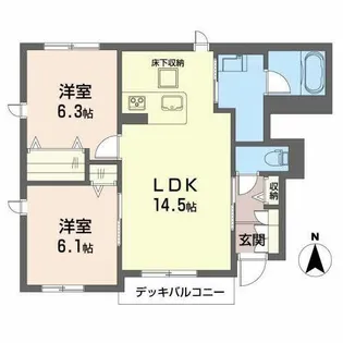 プリマステラ【1階】の間取り
