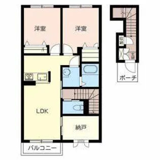 シャーメゾン桜【0202号室】の間取り