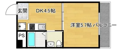 ハイツASK【2階】の間取り