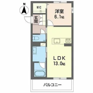 Lucia貝田【1階】の間取り