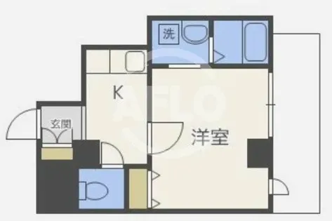 アーバンカーサ難波【2階】の間取り