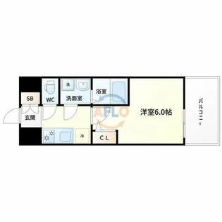 エスリード新大阪グランゲートサウス【5階】の間取り